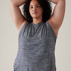Athleta Breezy Tank, Plus Size (1X), Flint Heather